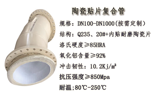 90&deg;陶瓷复合管弯头