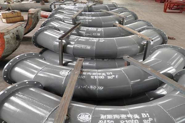 电厂气力除灰陶瓷耐磨管道 电厂气力除灰陶瓷耐磨管道