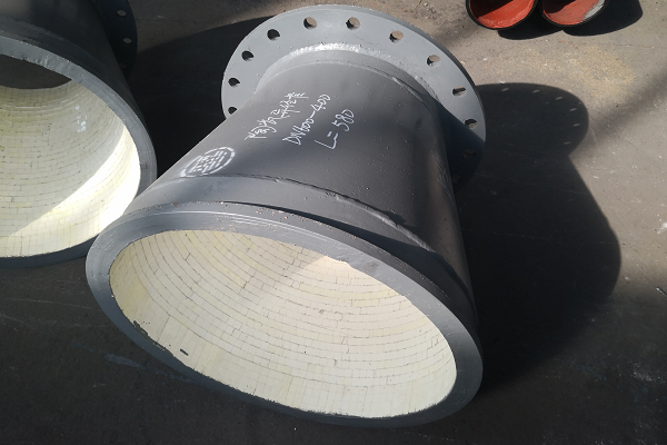 省煤器输灰管内部衬耐陶瓷