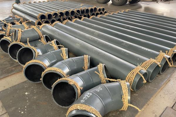 电厂用耐磨陶瓷管道在加工