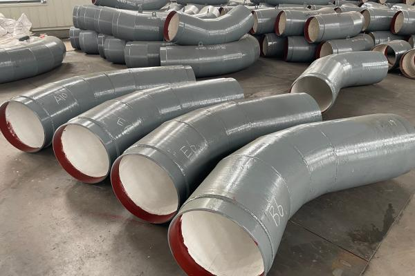 电厂用耐磨陶瓷管道在加工