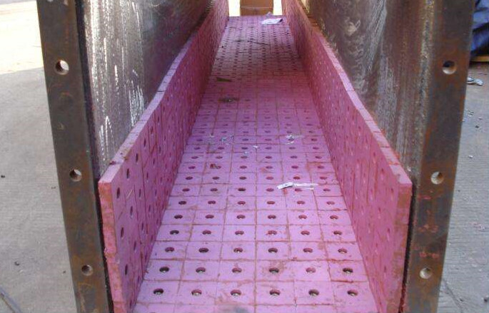 江河机械溜槽耐磨衬板 江河机械溜槽耐磨衬板